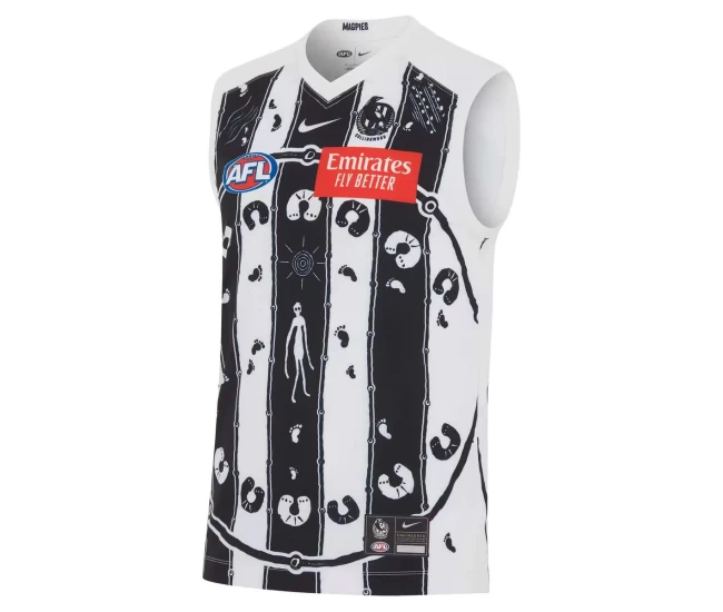 Collingwood Magpies Mens Indigenous Guernsey 2024