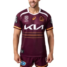 Brisbane Broncos Mens Home Rugby Shirt 2025