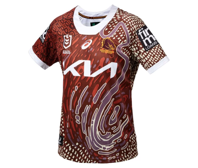 Brisbane Broncos Mens Indigenous Rugby Shirt 2024