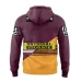 Brisbane Broncos Men Team Rugby Hoodie 2024