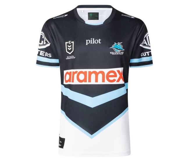 Cronulla-Sutherland Sharks Mens Away Rugby Shirt 2025