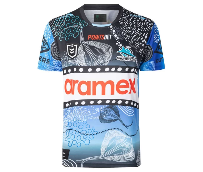 Cronulla-Sutherland Sharks Mens Indigenous Shirt 2024