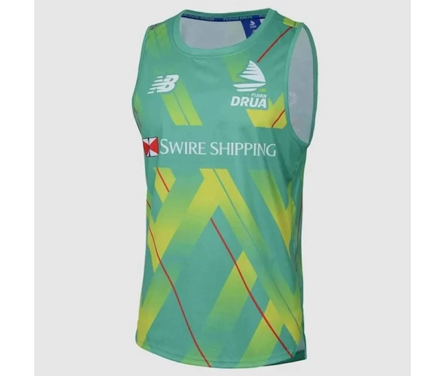 Fiji Drua Men's Green Training Rugby Tank 2025