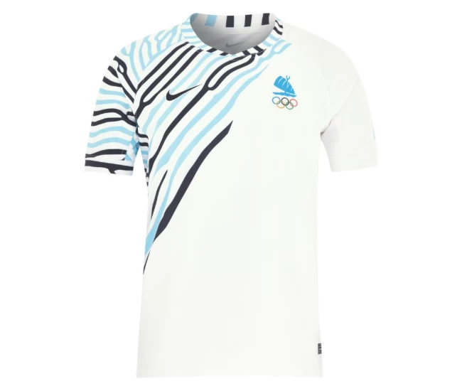 Paris Olympics 2024 Fiji Sevens Mens Home Rugby Shirt