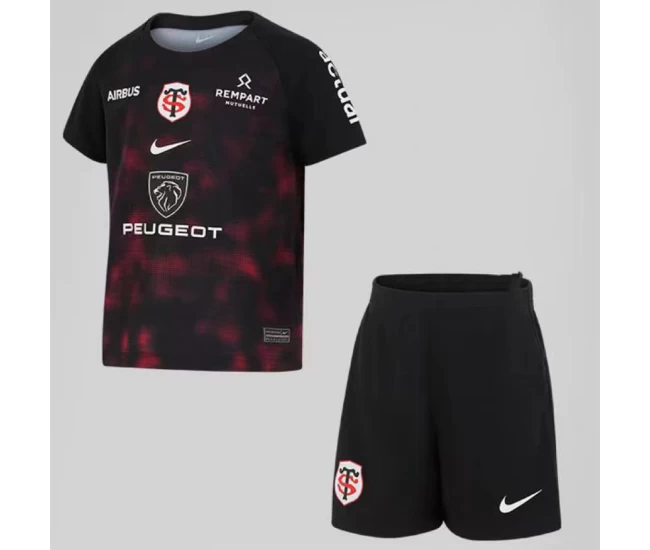 Stade Toulousain Kids Home Rugby Kit 2024