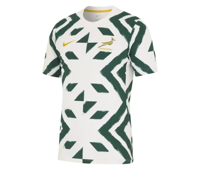 South Africa Springboks Mens Pre Match Rugby Shirt 2024