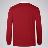 British And Irish Lions Red Long Sleeve Rugby Shirt 2025