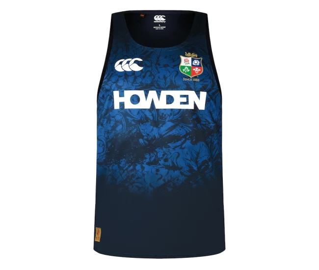 British And Irish Lions Mens Navy Rugby Singlet 2025