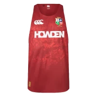 British And Irish Lions Mens Red Rugby Singlet 2025