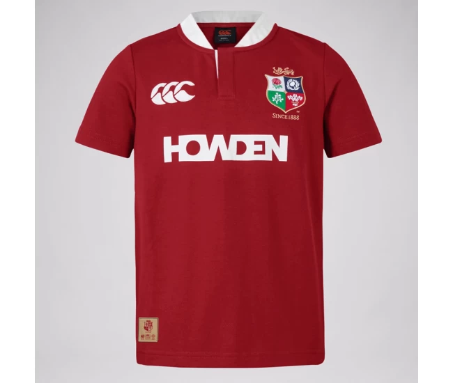 British And Irish Lions Classic Red Rugby Shirt 2025