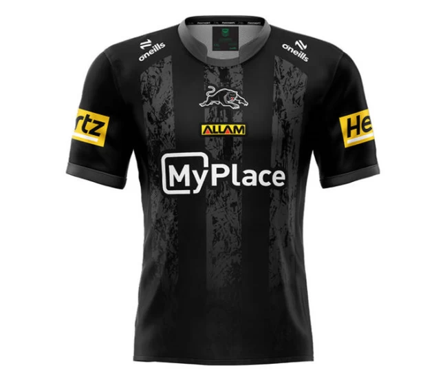 Penrith Panthers Men's Dark Training Rugby Shirt 2025