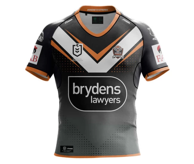 Wests Tigers Mens Home Rugby Shirt 2024