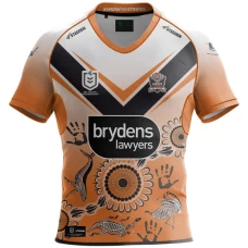 Wests Tigers Mens Indigenous Rugby Shirt 2024