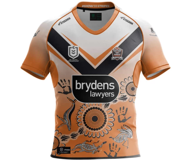 Wests Tigers Mens Indigenous Rugby Shirt 2024