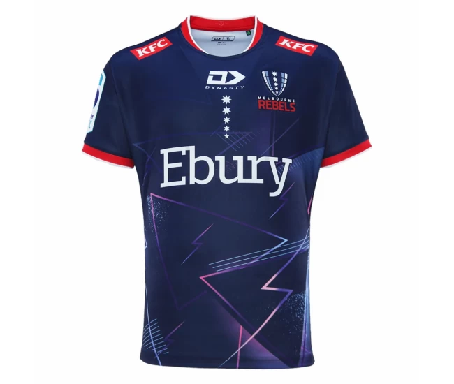 Melbourne Rebels Mens Home Rugby Shirt 2024